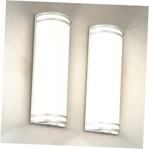 18 Inch LED Outdoor & Indoor Wall 18 Inch | 2 Pack Brushed Nickel | 120-277V - Picture 1 of 8