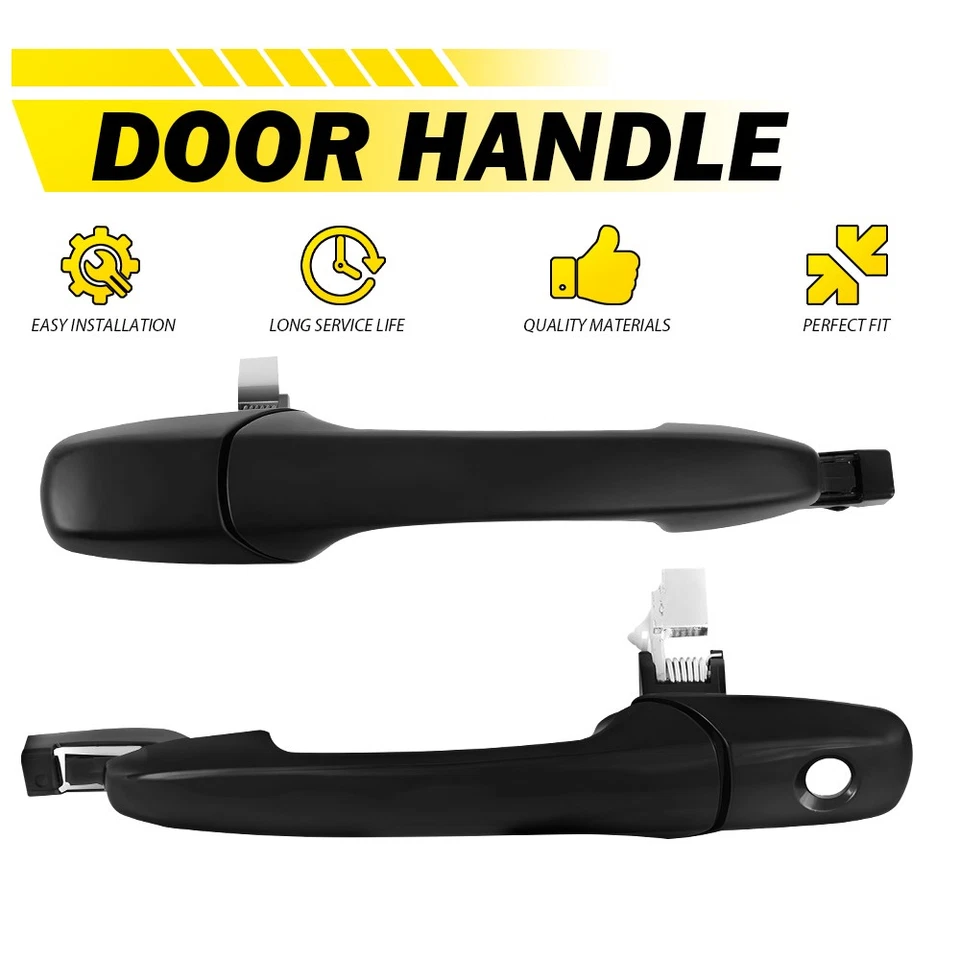 Manija de puerta exterior delantera de 2 piezas para conductor y pasajero para Mazda RX-8 2004 2005-2008 Foto 1 de 4