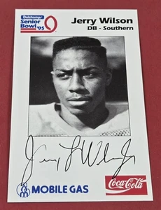 Jerry Wilson RC 1995 Senior Bowl Southern Jaguars Rookie Card San Diego Chargers - Picture 1 of 2