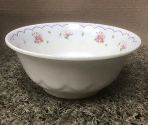 Cuenco vintage de melamina - patrón floral - 7" de diámetro x 3" de profundidad - Imagen 1 de 10