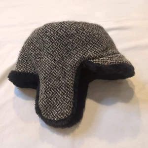 Cappello da cacciatore in lana tweed aderente 7,5" Bangladesh senza marchio  - Foto 1 di 14