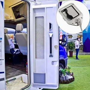  Motorhome Entrance Door Lock Trailer Locks Camper Latch RV Accessory - Picture 1 of 12