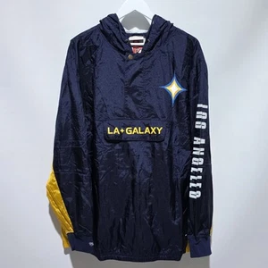 MLS Mitchell & Ness Los Angeles Galaxy Windbreaker Blue Jacket Size 2XL - Picture 1 of 6