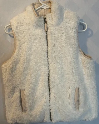 ALTAR'D STATE Chaleco Reversible Imitación Piel Crema y Pana Cierre de Cremallera Talla Mujer XS Foto 1 de 4