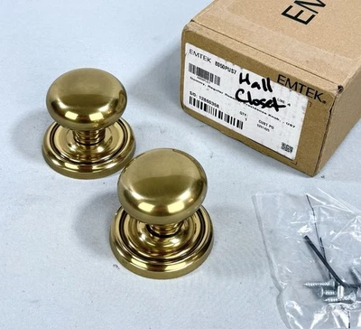 Emtek 8050PUS7 Providence Non-Turning Dummy Door Knob Set in French Antique - Image 1 of 4
