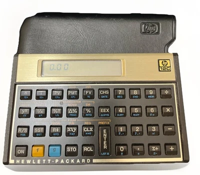 HEWLETT-PACKARD 12C Financial Calculator includes batteries - Image 1 of 4
