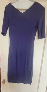 VERSACE JEANS COUTURE Vintage 90's Navy Dress Size M - Picture 1 of 5