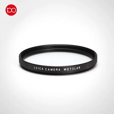 Leica E55mm UVa II Clear Protective Filter (Black) Absorbs Ultraviole 13037 - Image 1 of 3