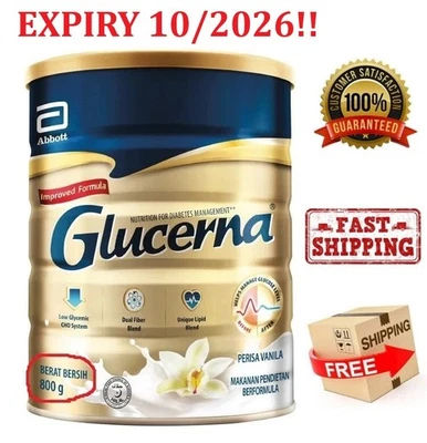 Glucerna Nutrition For Diabetic Management Improved Formula Abbott Vanilla 800g