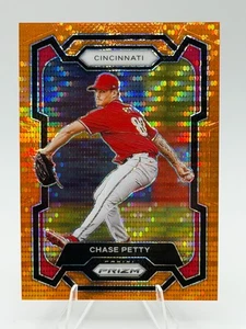2024 Panini Prizm Chase Petty Orange Pulsar Parallel #2 Cincinnati Reds /399 SP - Picture 1 of 2