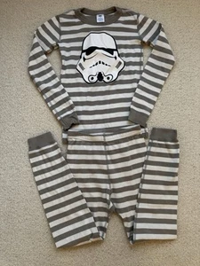 Hanna Andersson Star Wars Storm Trooper Pajamas Size 8 - Picture 1 of 4