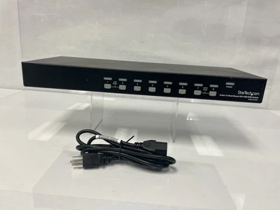 Startech SV831DVIU 8-port DVI HDMI USB KVM switch 8-Port w/ Power Cord #2 - Image 1 of 4