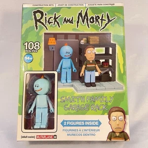 New SEALED! Rick and Morty - Smith Family Garage Rack - 108 Pcs Construction Set - Picture 1 of 7