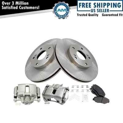 Kit de pastillas de freno y rotor semimetálico para Honda Accord 2005 Foto 1 de 4