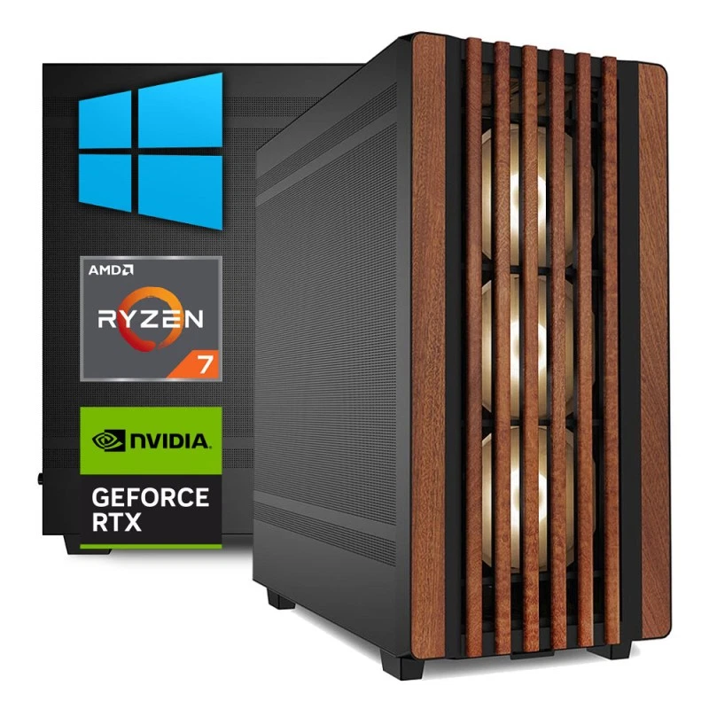 PC linea WORKSTATION AMD Ryzen 7 9800X3D - Ram 64 GB - SSD M.2 1 TB - SSD M.2 2  - Immagine 1 di 1
