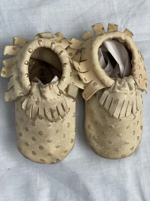 Zapatos de bebé recién escogidos niña usados, talla 3 Foto 1 de 4