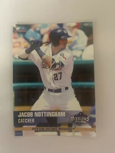 Jacob Nottingham 2019 San Antonio Missions Team Card - Picture 1 of 1