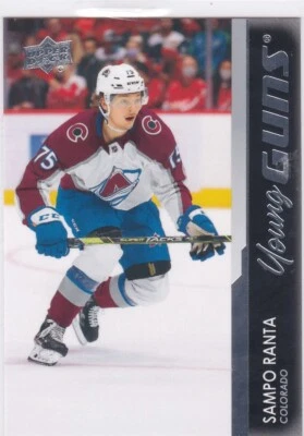 2021-22 Upper Deck Young Guns #457 Sampo Ranta Avalanche RC Free Shipping! - Image 1 of 2