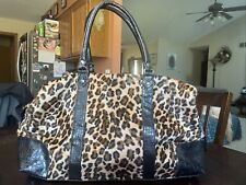Leopard Weekender Bag Travel Duffle For Women Large Cheetah Tote Shoulder Bag