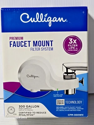 Culligan Premium Faucet Mount Filter System CFM-300WH - White - Image 1 of 4