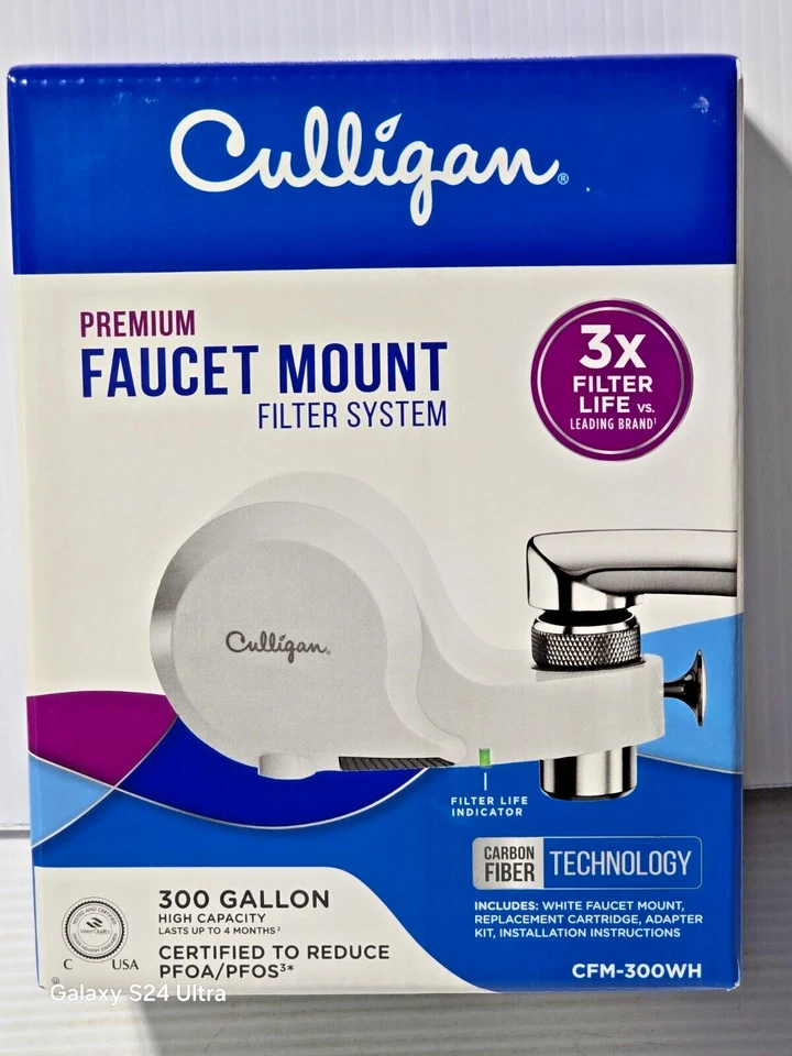 Culligan Premium Faucet Mount Filter System CFM-300WH - White - Image 1 of 4