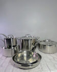 Tramontina 12 pc Try-Ply Clad Stainless Steel Cookware * Missing 3 Qt . Sautepan