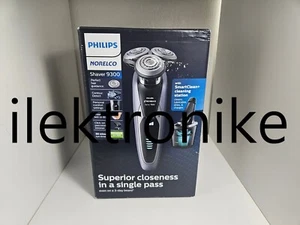 Philips Norelco Shaver 9300 Rechargeable + SmartClean+ Station S9311/84 - Picture 1 of 3