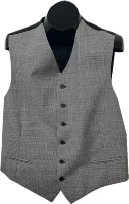 Chaleco Hombre 100% Lana, Cuello en V Talla.44 (XL) Hecho en Italia Art.106123 Foto 1 de 4