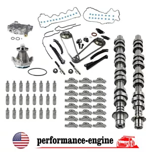 Camshafts Lifters Rocker Arms Timing Chain For 5.4 L Triton 3V Ford F150 Lincoln - Picture 1 of 13