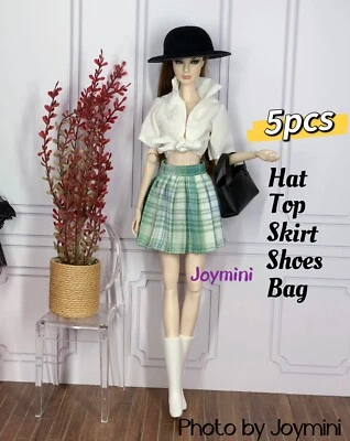 5 PIEZAS Para Moda Royalty Integrity Poppy Parker NuFace Muñecas Zapatos de Vestir Bolso 1/6 Foto 1 de 4