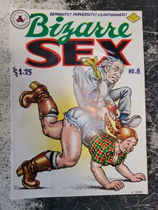 Bizarre Sex # 8 Lavello Cucina Enterprise Comix $1,25 Prezzo Copertina Fumetto Adulto - Foto 1 di 5