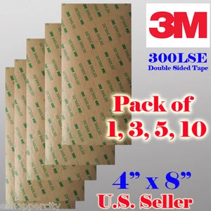 3M 300LSE Double Sided Transparent  Adhesive Sheet Tape Cell Phone LCD Repair - Picture 1 of 4