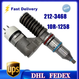 212-3468 New Fuel Injector 10R-1258 Fr Caterpillar C10 C11 C12 C13 Diesel Engine - Picture 1 of 6