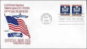 #O139 'Letter Rate D' Official Mail-Pair, Artmaster FDC **ANY 5=FREE SHIPPING** - Picture 1 of 1