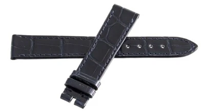 Chopard 16mm x 14mm Dark Blue Alligator Watch Band Strap B0201-1177 - Image 1 of 3