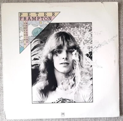 Peter Frampton 'SOMETHIN'S HAPPENING' LP - (1974)  EX / VG+  US press - Image 1 of 4