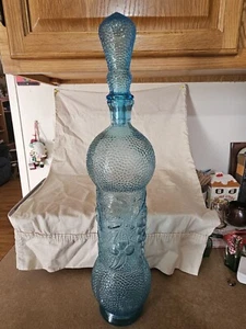 Blue Empoli Italian Bottle - Picture 1 of 8