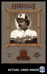 2002 Donruss Diamond Kings Heritage #HC-21 EDDIE MURRAY Baltimore Orioles HOF NM - Bild 1 von 4