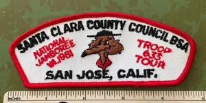 1981 SANTA CLARA COUNTY COUNCIL National Jamboree PATCH San Jose, CA CSP JSP BSA - Bild 1 von 2