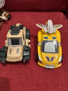 VTech VT Switch And Go Dinos Tonn-Yellow Stegosaurus Transforming Car** - Picture 1 of 7