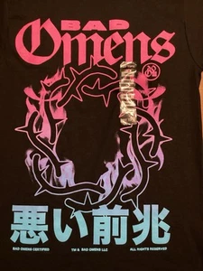 NWT Bad Omens Shirt Size S Black Hot Topic - Picture 1 of 2