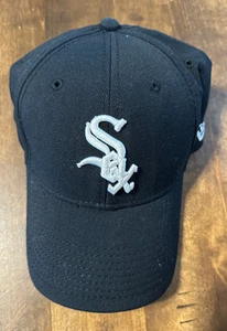 Chicago White Sox-New Era Flex Fitted M/L-Black Hat/Cap - Picture 1 of 4