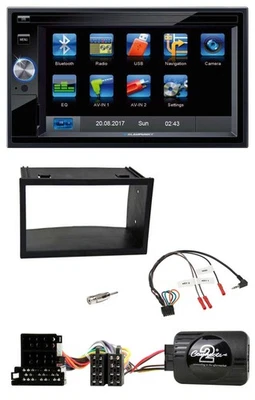 Blaupunkt Lenkrad USB Bluetooth TMC 2DIN Navigation für VW Golf 4 Polo Passat IS - Bild 1 von 4