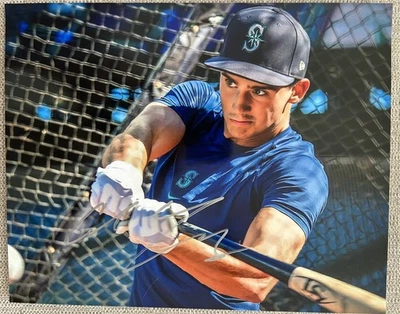 Cole Young signed autograph Seattle Mariners Baseball 8x10 photo Future Star - Image 1 of 3