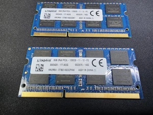 KINGSTON 16GB (2x8GB) 2Rx8 PC3L-12800S DDR3 SODIMM Laptop Memory RAM - Picture 1 of 4