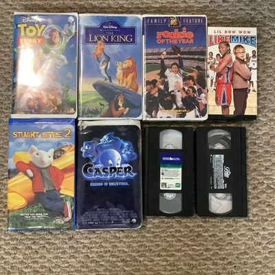1990’s VCR Tapes Bundle (Casper, Lion King, Rookie Of The Year, Stuart Little 2  - Image 1 of 2