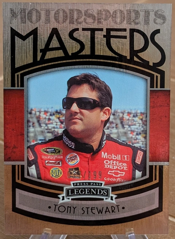 2011 Press Pass Legends Motorsports Masters Insert Holo 22/199 Tony Stewart - Image 1 of 1