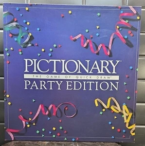 Pictionary Party Edition Game Of Quick Draw 177 1989 Complete - Picture 1 of 10