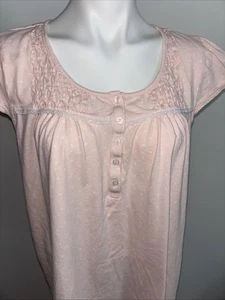 Charter Club Intimates Women’s Size XL 100% Cotton Nightgown Floral Soft Cozy - Picture 1 of 7