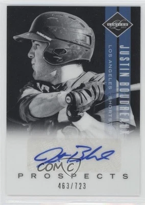 2011 Panini Limited Prospects Signatures /723 Justin Boudreaux #21 Auto - Image 1 of 2